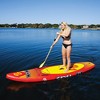 WOW 11' Zino Stand-Up Paddleboard Package with Cupholder - Yellow/Red - 2 of 4