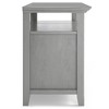 54" Wood TV Media Stand with Two Side Doors, Adjustable Shelves and Cord Management for Living Room and Bedroom - 3 of 4