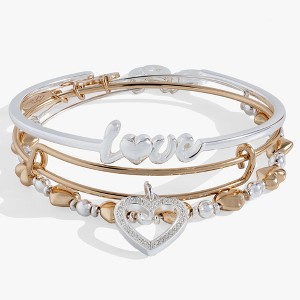 Alex and Ani Love Bracelets Set of 3 : Target
