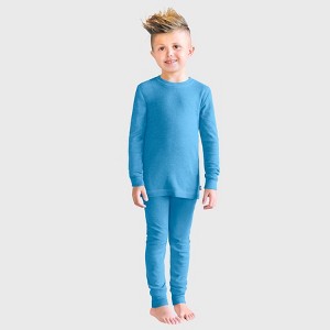 City Threads Boys USA-Made Soft & Cozy Thermal Long Johns 2-Piece Set - Warm Base Layer & Loungewear - 1 of 4