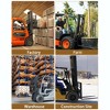 Pallet Fork Extension, [4.5" Width 60" Length] [4600 LBS Max] Heavy Duty Steel Pallet Extensions for Forklift Truck- Yellow - 4 of 4