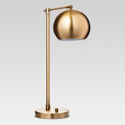 brass desk light