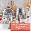 T-fal Stainless Steel Collection 11-Piece Cookware Set - 3 of 4