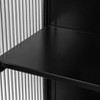 Sapphtopaz Glass Doors Storage Cabinet Wall Cabinet Kitchen Cabinet for Kitchen, Living Room, Bathroom - 2 of 4