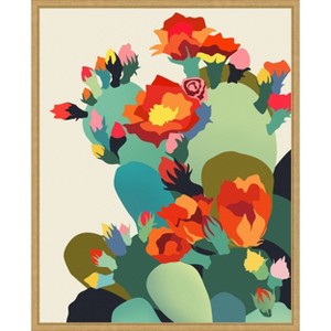 Amanti Art How Cactus Got Its Groove Back by Uma Gokhale Canvas Wall Art Print Framed - 1 of 4