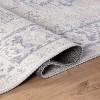 World Rug Gallery Calista Multi Vintage Indoor Rug – Machine Washable Flat Pile with Non-Slip Backing - 4 of 4