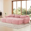 Convertible Sectional Sofas with 32D High-Density Sponge, Movable Ottoman, and Free Combination - 2 of 4