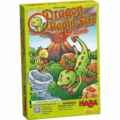 HABA Dragon Rapid Fire Game - A Fast Paced Dice Race Game for Ages 3 and Up (Made in Germany)