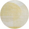 Gold Wheat And Ivory Geometric Washable Indoor Outdoor Area Rug - 4 of 4