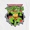 Men's - Teenage Mutant Ninja Turtles - Raphael Breaking Through Shirt Short Sleeve Graphic T-Shirt - 2 of 4