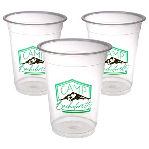 Fun Express 4 1/2" 16 oz. Bulk 50 Count Camp Bachelorette Disposable Plastic Cups