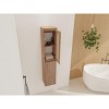ChicFurnit Bathroom Storage Cabinets Floating Side Cabinet With Soft Close Doors And Reversible Design For Modern Homes, Beige, 11.81"*9.81"*59" - 2 of 4