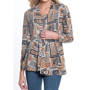 Women's Open Front Jacket & Tank Set - Multiples - 1 of 3