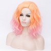 Unique Bargains Women's Curly Medium Long Hair  Wigs 16" with Wig Cap - 3 of 4