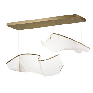 ET2 Lighting Rinkle 2 - Light Pendant in  French Gold - 1 of 1