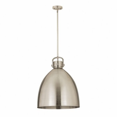 Newton Bell - 1 Light Pendant In Industrial Style-23.88 Inches Tall and 18 Inches Wide