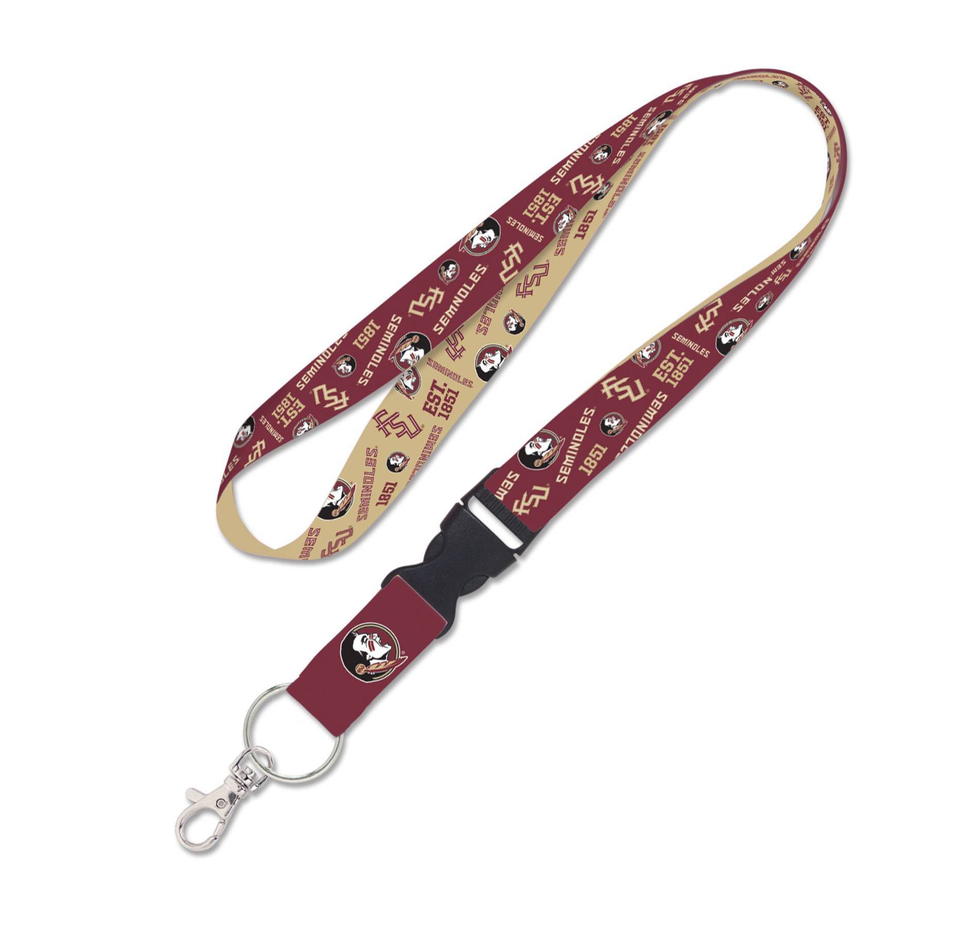 NCAA Florida State Seminoles Team Color Lanyard