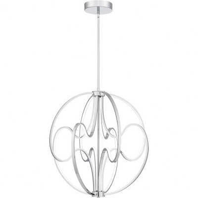 Quoizel Lighting Clairon 1 - Light Pendant in  Polished Chrome