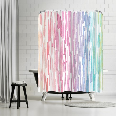 target rainbow shower curtain