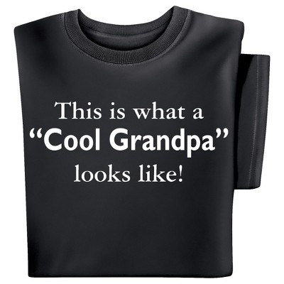 Collections Etc This Is What A Cool Grandpa Looks Like Short Sleeve Novelty T-Shirt