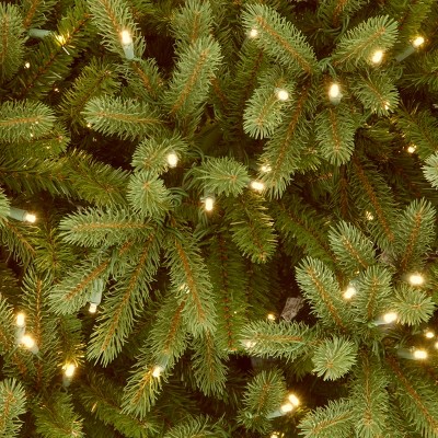 6.5' Green Fir Artificial Christmas Tree with Dual Color LED Lights