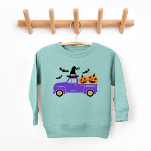 The Juniper Shop Witch Farm Truck Toddler Graphic Sweatshirt - 1 of 3