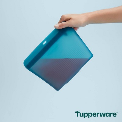 Tupperware 4pc Ultimate Silicone Bag Set: Reusable Food Storage, Dishwasher-Safe, Multicolored