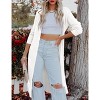 Essential Solid Open Front Maxi Long Knitted Cardigan Sweater for Women - 2 of 4