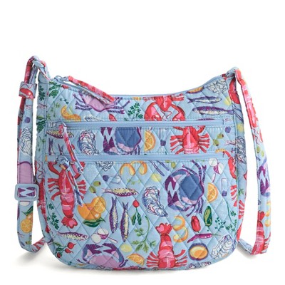 Vera Bradley Women's Outlet Cotton Heritage Trio Zip Hipster Crossbody Bag