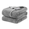 Electric Heated Throw Blanket with Waffle Texture, Soft Flannel, ETL Certified, 5 Heat Settings, Machine Washable, Auto Shut-Off 4 Hours - 2 of 4