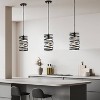JONATHAN Y Helisa 7.25" 1-Light Modern Contemporary Iron Spiral LED Pendant - 3 of 4