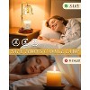 FAAYFIAN Adjustable Candle Warmer Lamp with Timer,Wood Base Metal Shade,Birthday Gifts for Women Mom - 2 of 4