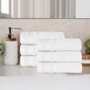 Cotton Medium Weight Hand Towel Set of 6 by Blue Nile Mills - 2 of 4