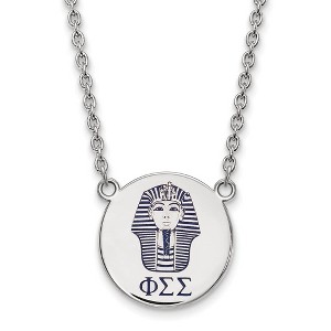 Black Bow Jewelry Sterling Silver Phi Sigma Sigma Greek Life Necklace 18 Inch - 1 of 4