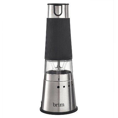 Brim Electric Handheld Coffee Grinder - Silver