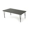 NicBex 68.75" Outdoor Dining Table,Rectangle Patio Table with Versatile Design for 4 to 6 Chairs,Outdoor Furniture,Gray - 2 of 4