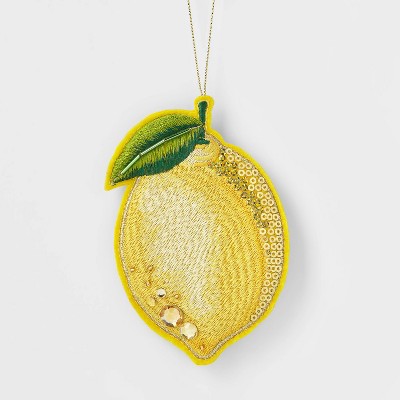 Felt Lemon Christmas Tree Ornament - Wondershop™