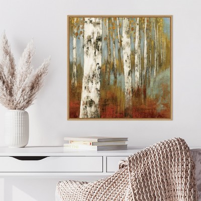 Amanti Art Along the Path II by Allison Pearce Canvas Wall Art Print Framed 22 x 22-in.