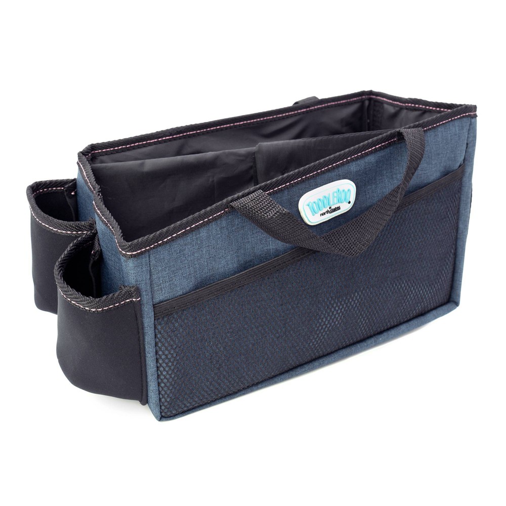 Photos - Car Seat Accessory Toddleroo by North States Car Organizer Caddy with Insulated Cups Holder - Navy Blue