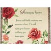 Manual Woodworks and Weavers Inspirational Memorial Throw Blanket for Bedroom – Stairway to Heaven Poem & Floral Design - 3 of 3