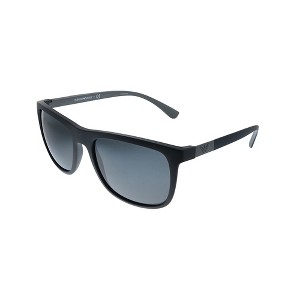Emporio Armani EA 4079 5042 Unisex Square Sunglasses Matte Black 57mm - 1 of 3