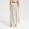 Women's Pleated Curved Yoke Maxi A-Line Skirt - A New Day™ - 2 of 4