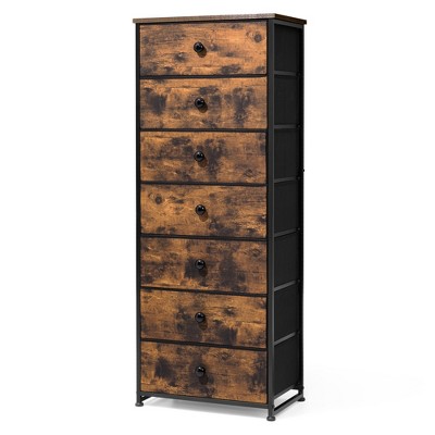 Pellebant Slim Tall Vertical 7-Drawer Chest Dresser