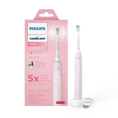 invoer plug Arabische Sarabo Philips Sonicare 4100 Plaque Control Rechargeable Electric Toothbrush -  Hx3681/21 - Sugar Rose : Target