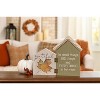 Transpac Wood Brown Harvest Grateful Tabletop Decor for Fall and Harvest Decorative Letters and Words - 2 of 4
