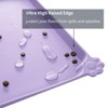 Kumasinova 18.5" x 11.5" Waterproof Pet Feeding Mat for Cat Dog Water Bowl with BPA Free Dogs Cats Food Mats Prevent Spill - 4 of 4