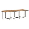 vidaXL Patio Dining Set with Cushions Garden Table and Chair Gray Poly Rattan - 4 of 4