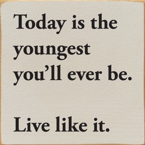 Slickblue Inspirational Wood Wall Sign – “Live Like It” Quote – Rustic 7x7 Motivational Decor, Color Options - 1 of 3