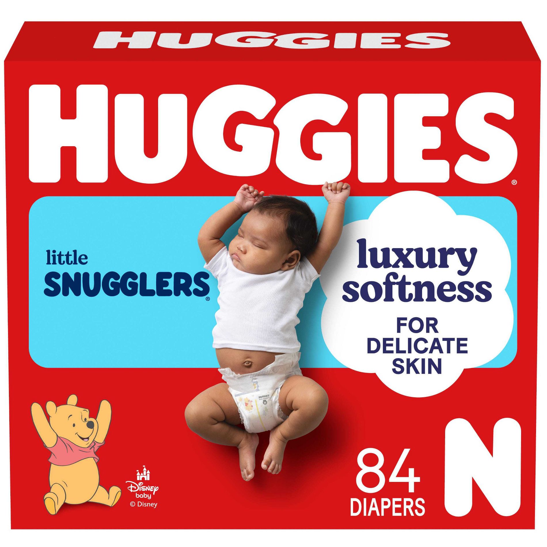 Huggies Little Snugglers Gentle Protection Diapers - Newborn - 84ct