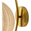 Mark & Day Eggendorf 12"H x 10"W x 14"D Global Beige Wall Lights - 3 of 4